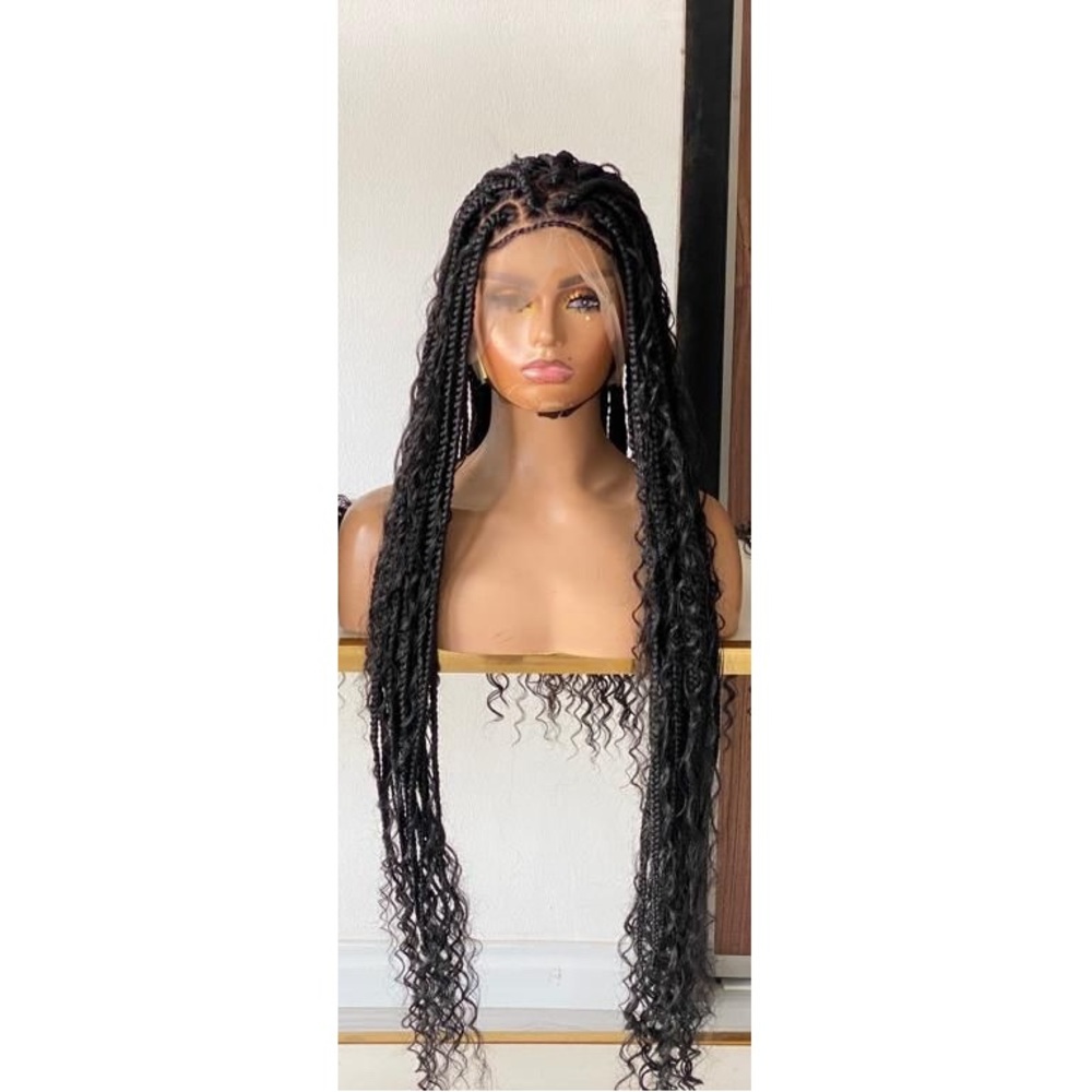 Tally Full Lace Braided Wig with baby hairs